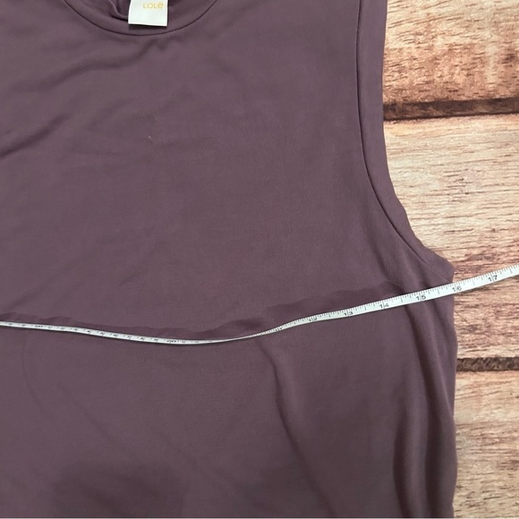 Lole Purple Crew Tank Top Size Small - Picture 4 of 5